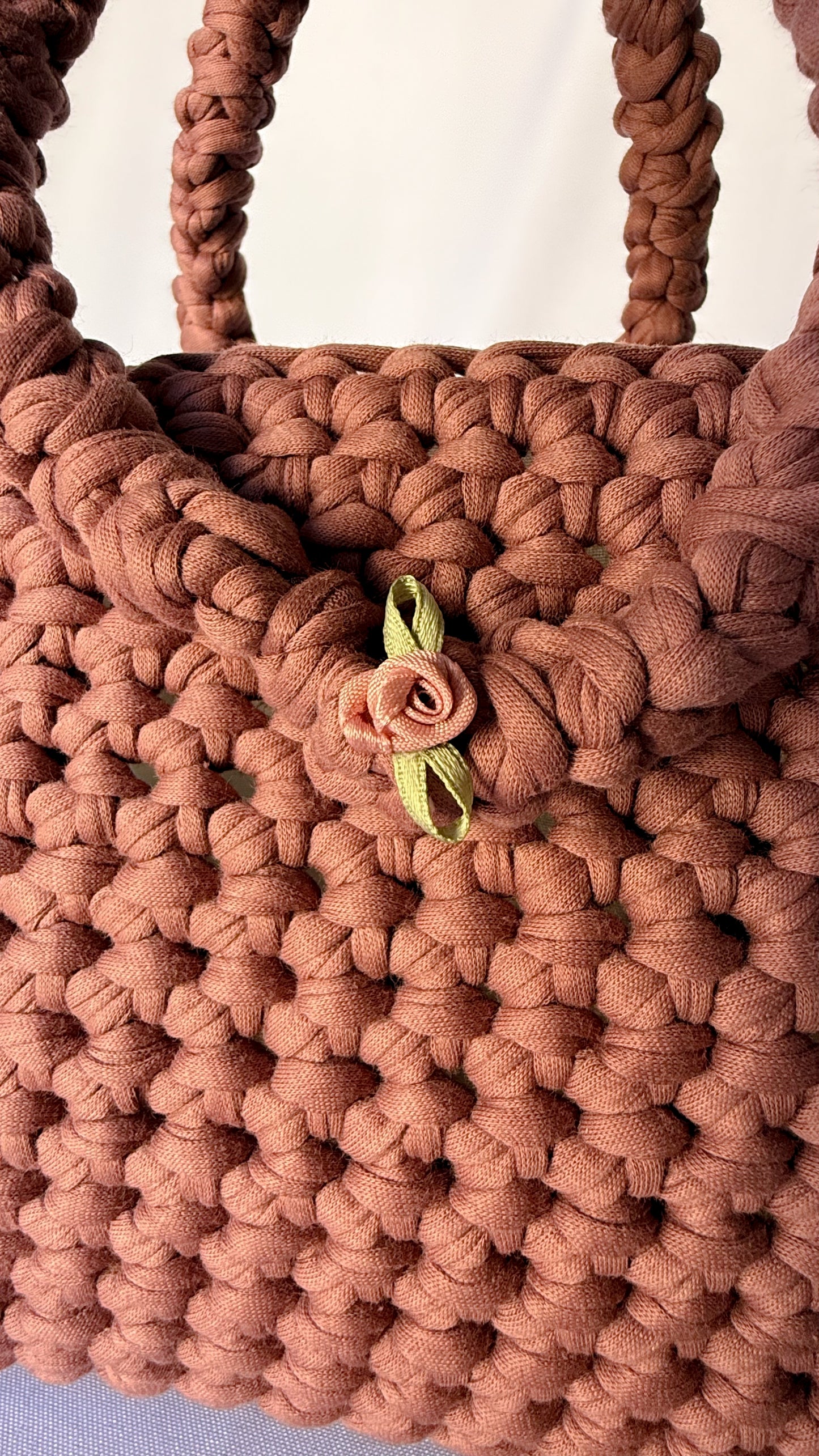 Sac à main en crochet
