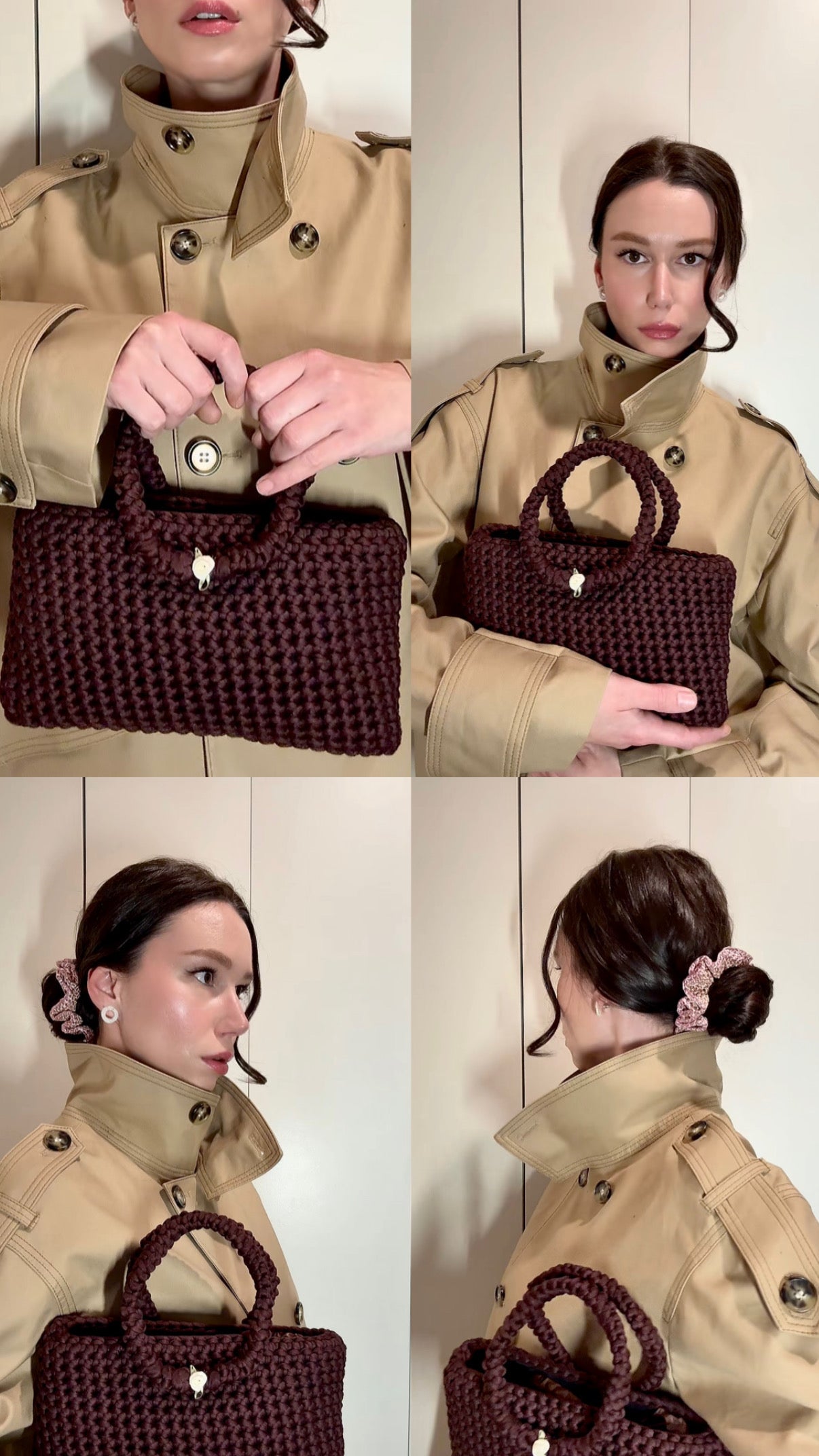 Sac à main Héra- Nuance Marron Moka