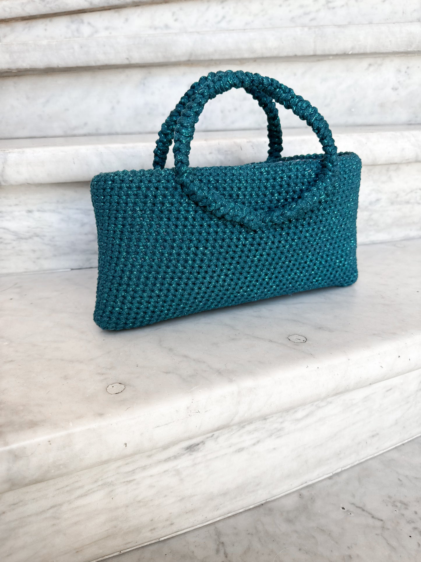 Sac à main Héra Vendôme - Bleu Saphir