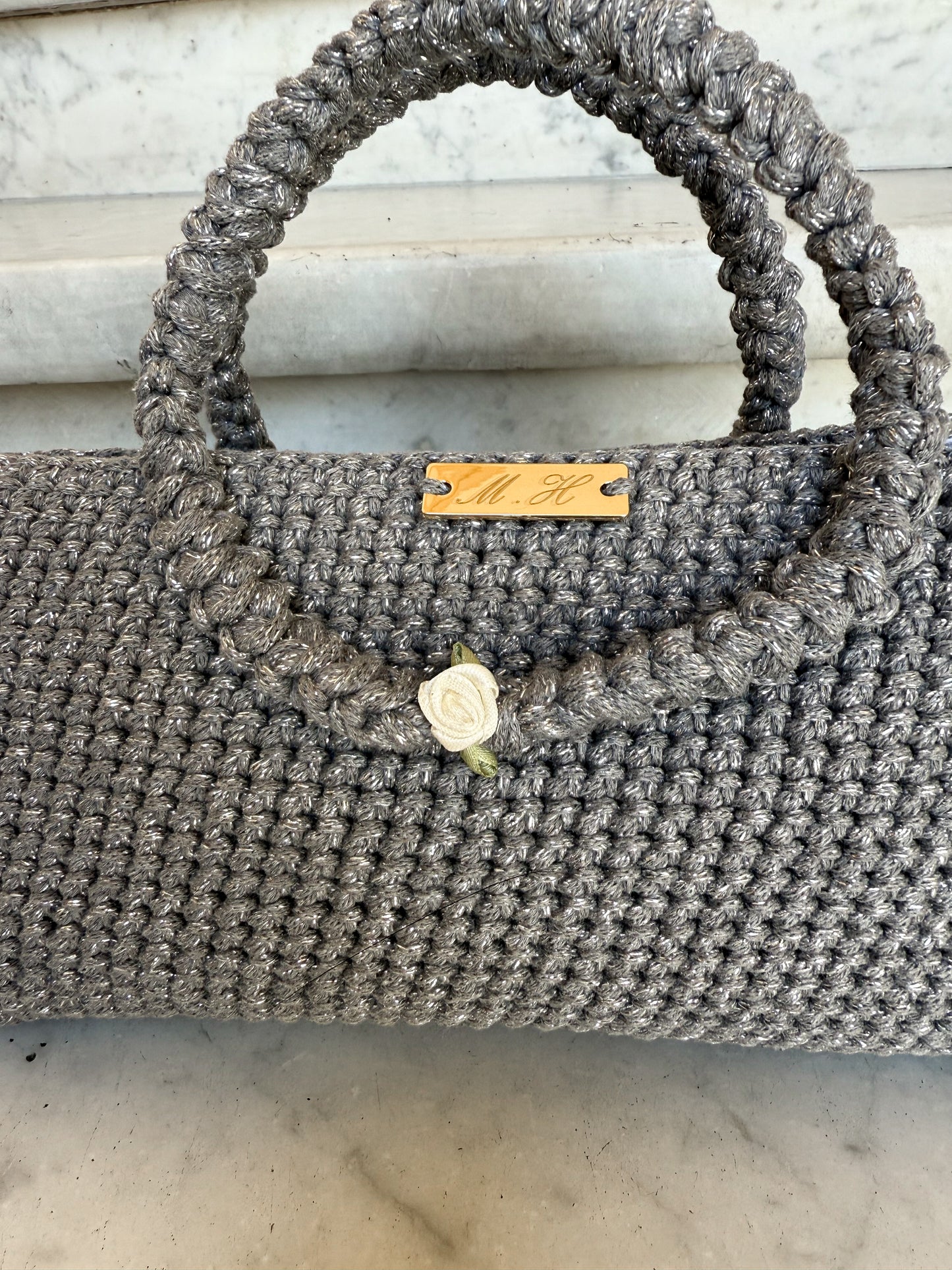 Sac à main Héra Vendôme - Gris Perle