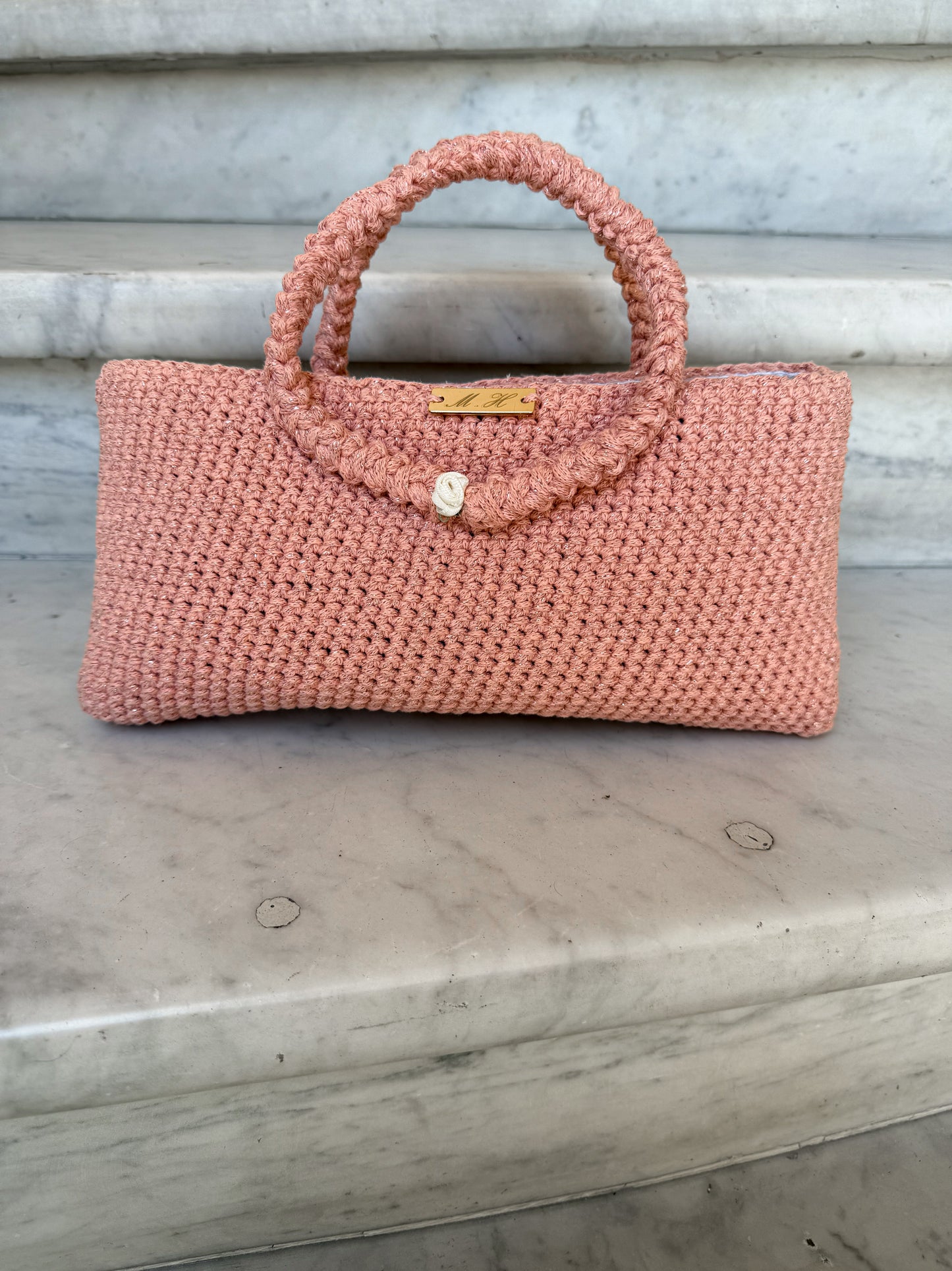 Sac à main Héra Vendôme - Rose Boudoir