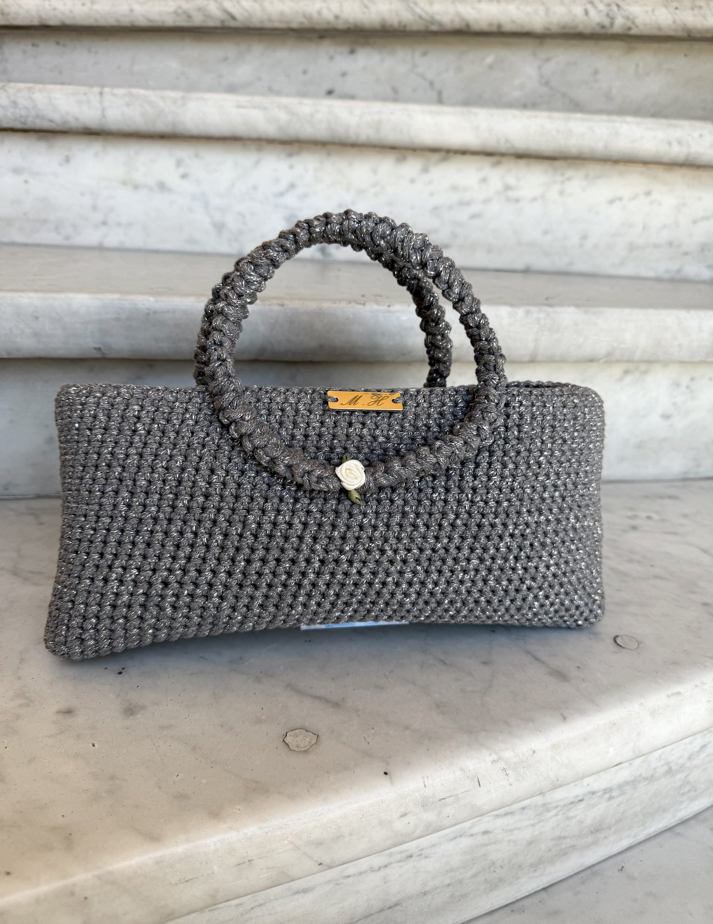 Sac à main Héra Vendôme - Gris Perle