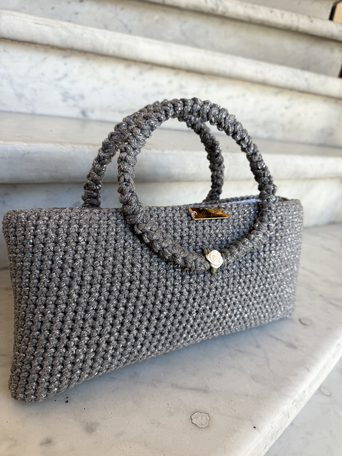 Sac à main Héra Vendôme - Gris Perle