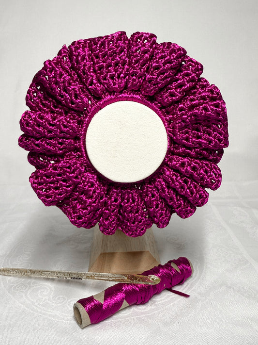 Chouchou Satin Bloom Rubis