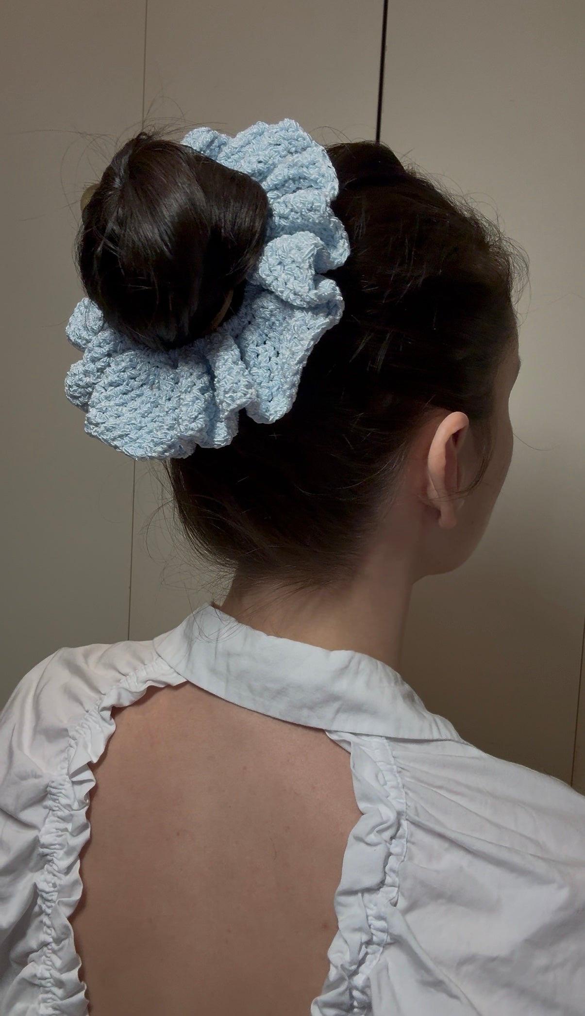 Chouchou Satin Bloom Cendrillon