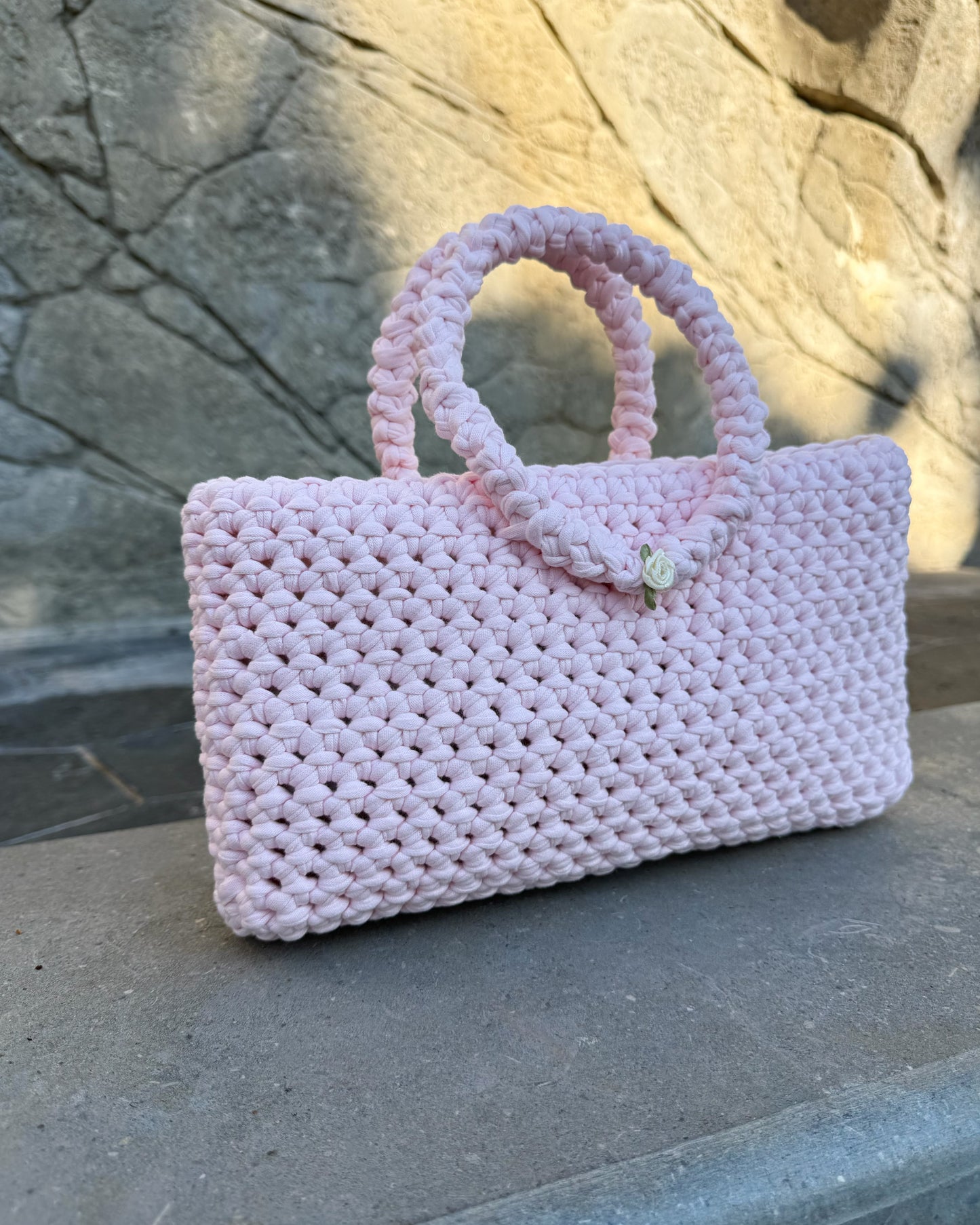 Sac à main Héra - Nuance Rose Rosalie