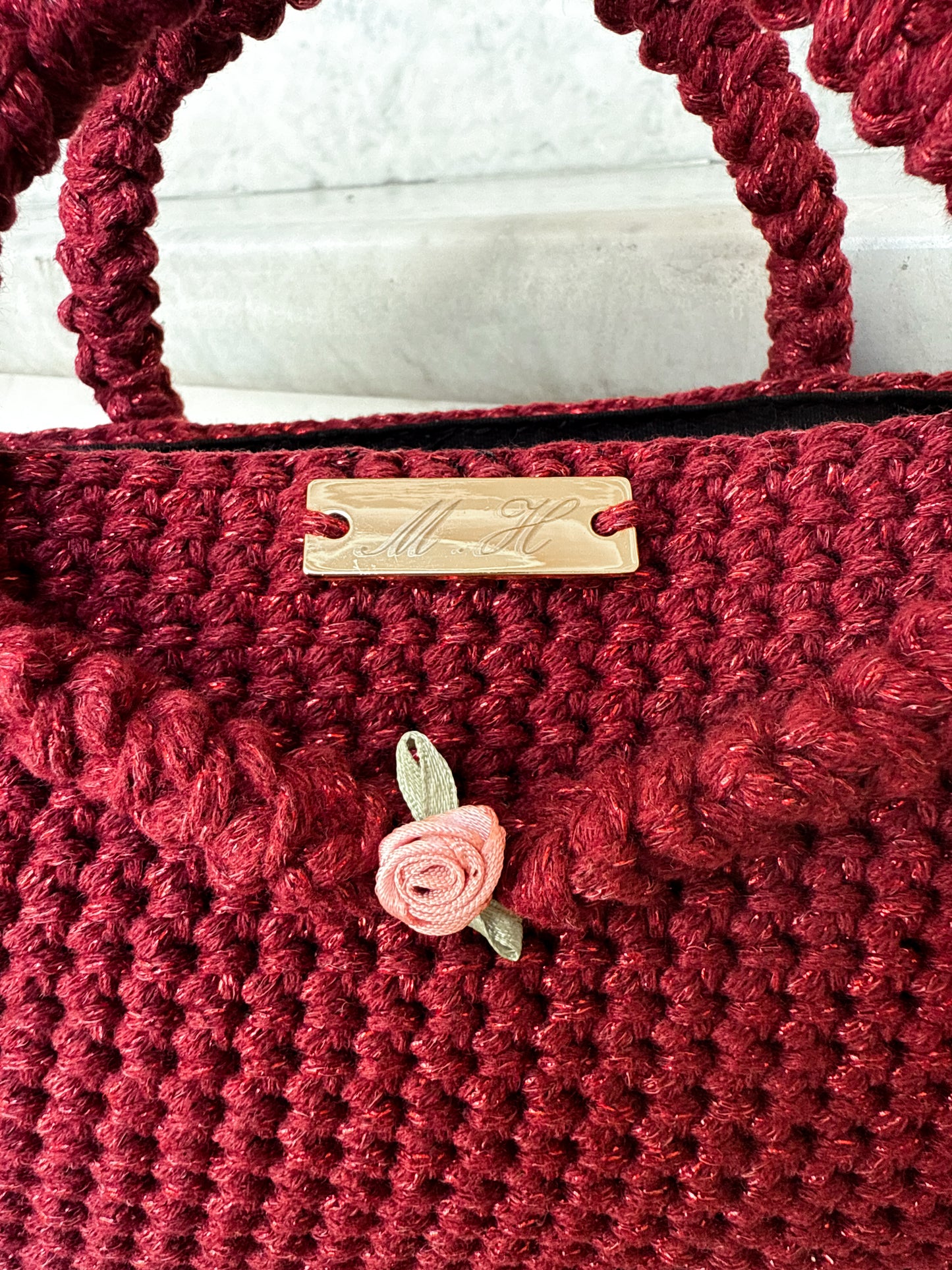 Sac à main Héra Vendôme - Rouge Baiser