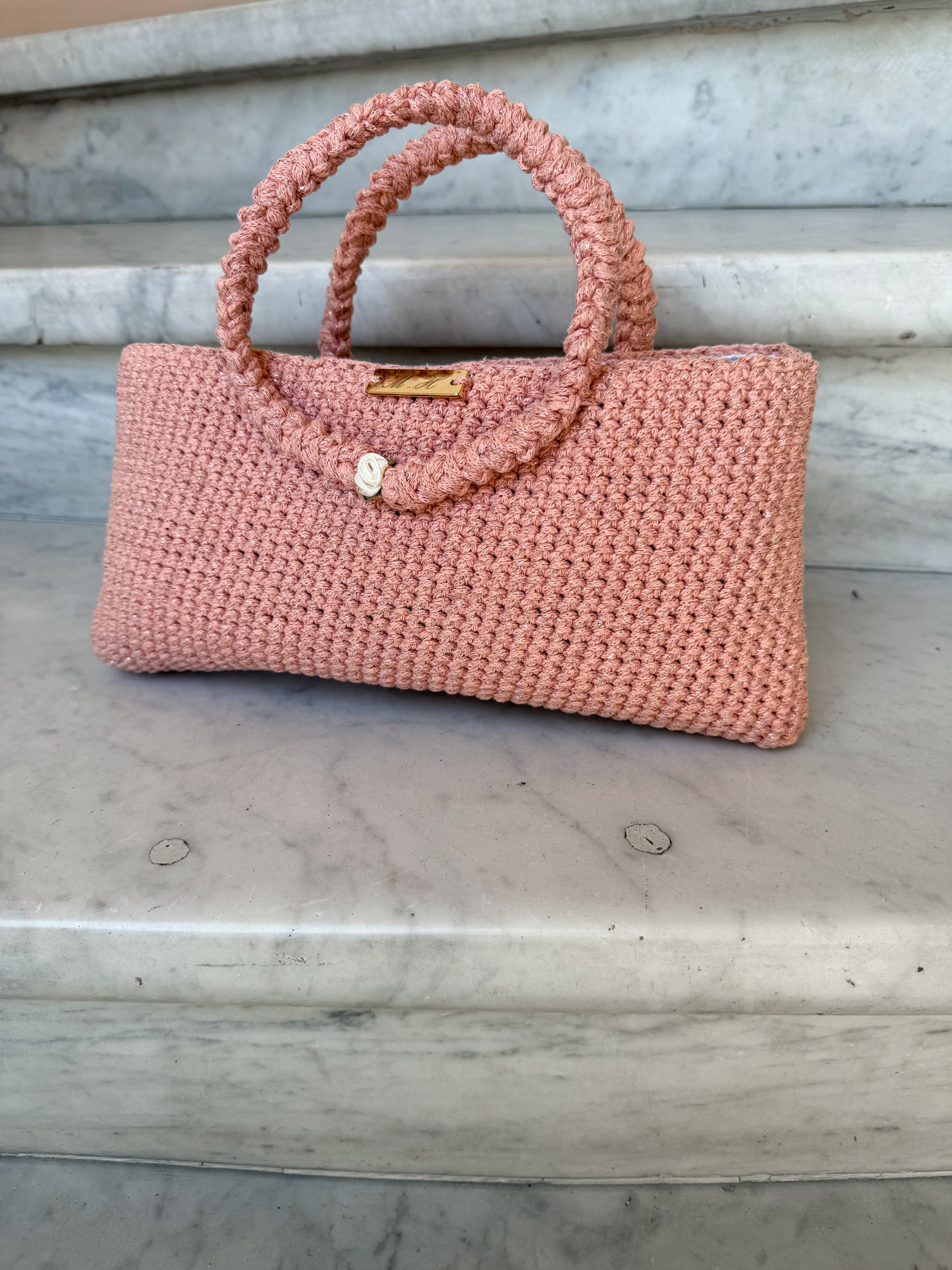 Sac à main Héra Vendôme - Rose Boudoir