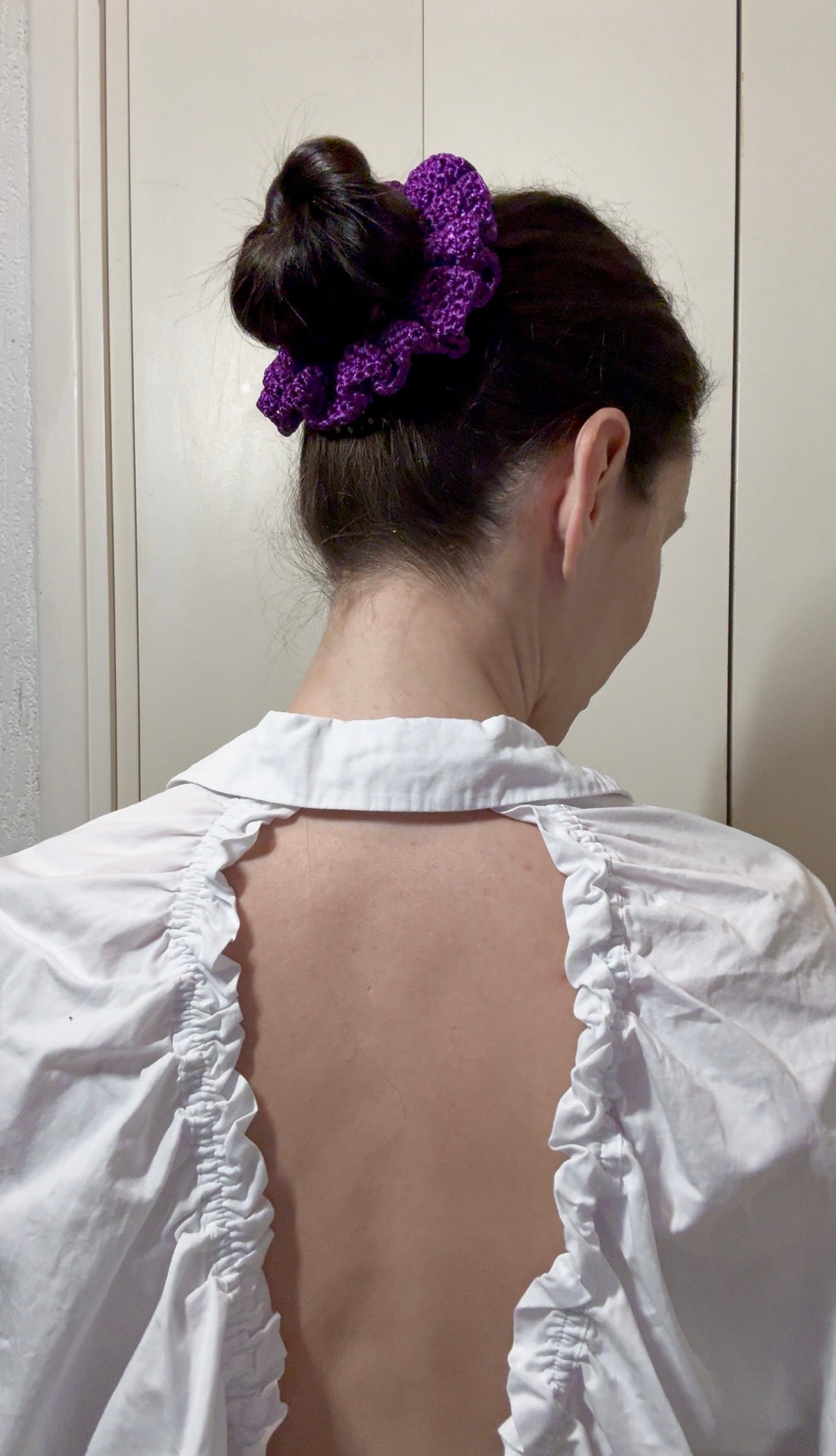 Chouchou Satin Bloom Violet
