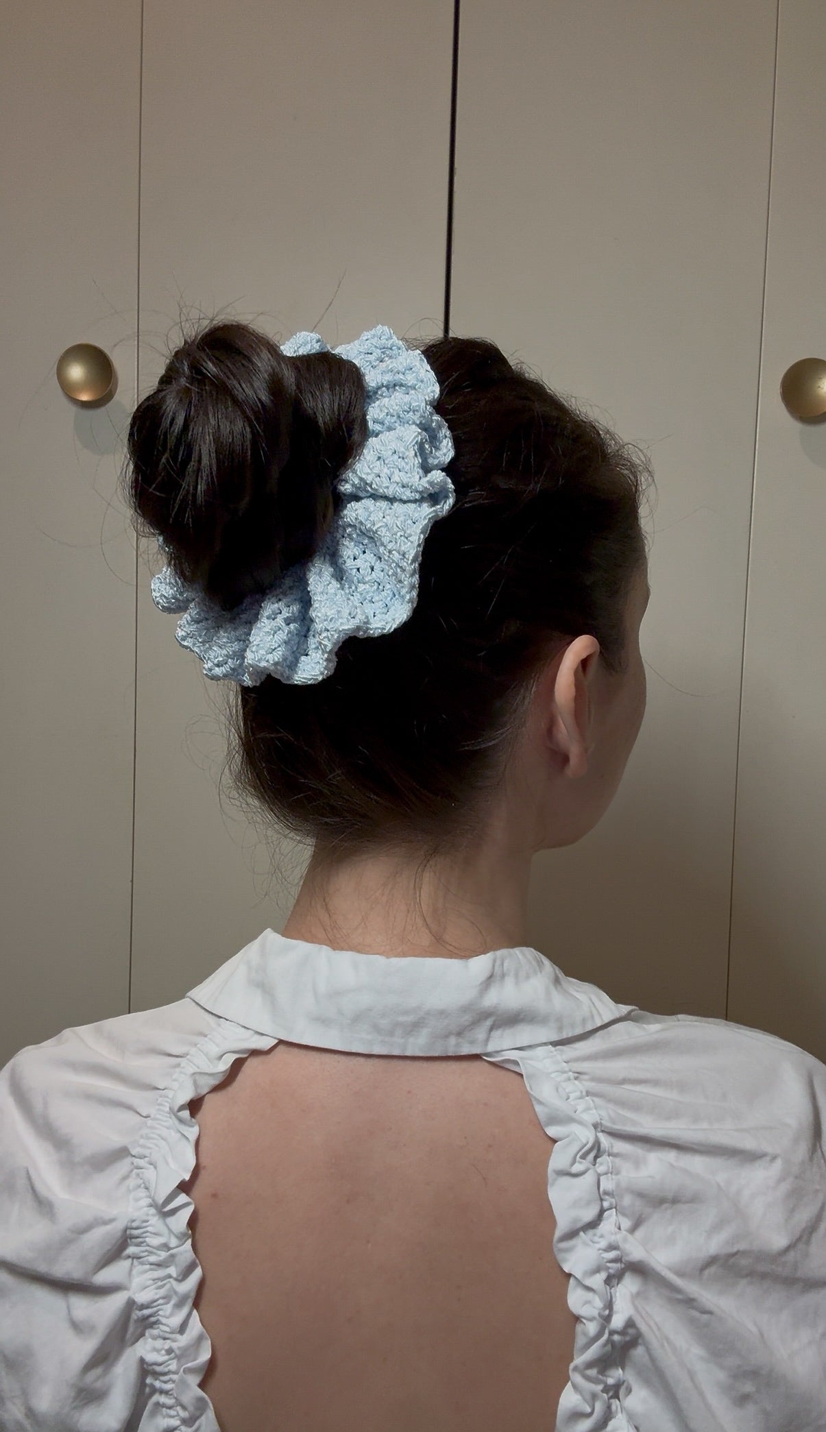 Chouchou Satin Bloom Cendrillon