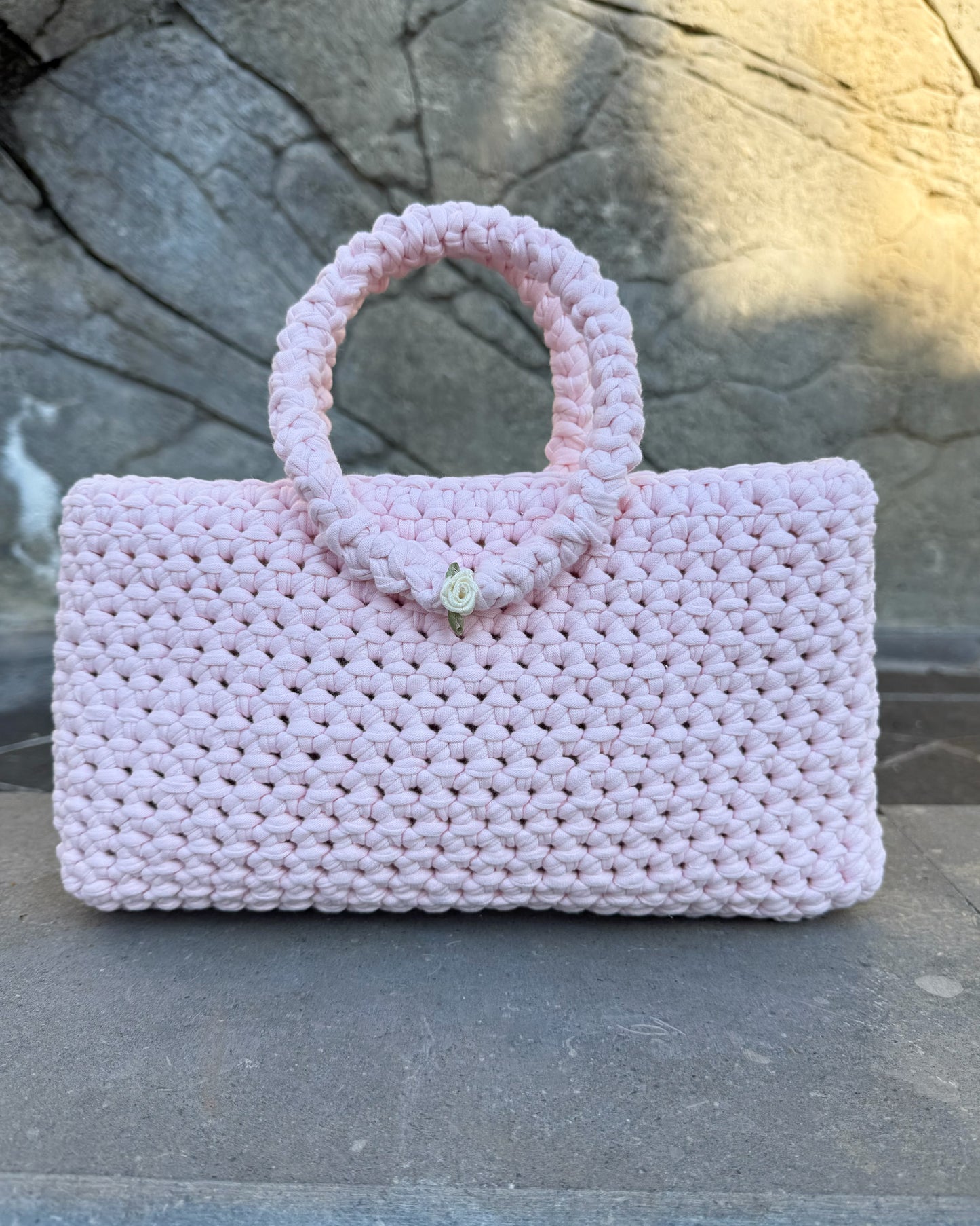 Sac à main Héra - Nuance Rose Rosalie