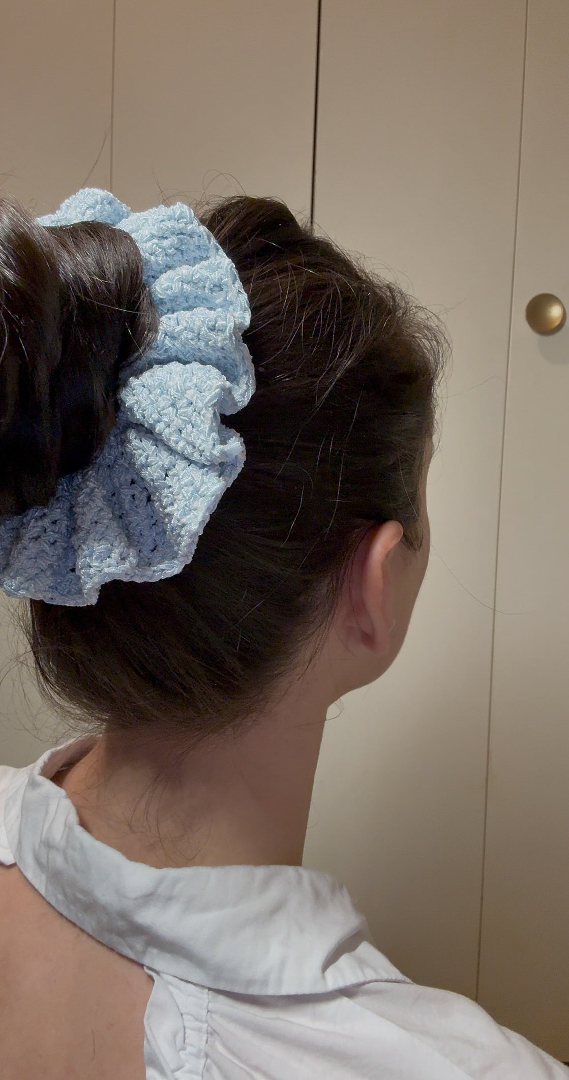 Chouchou Satin Bloom Cendrillon