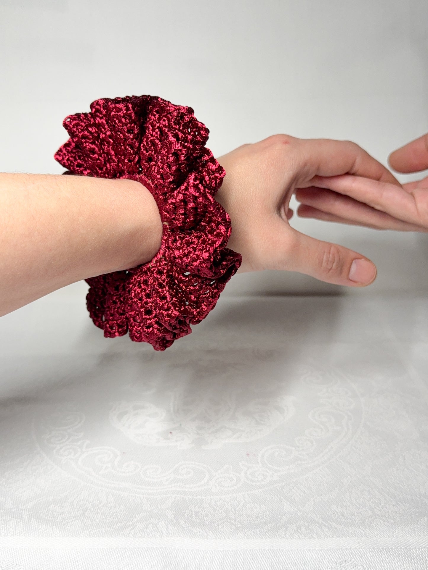 Chouchou Satin Bloom Rouge Baiser